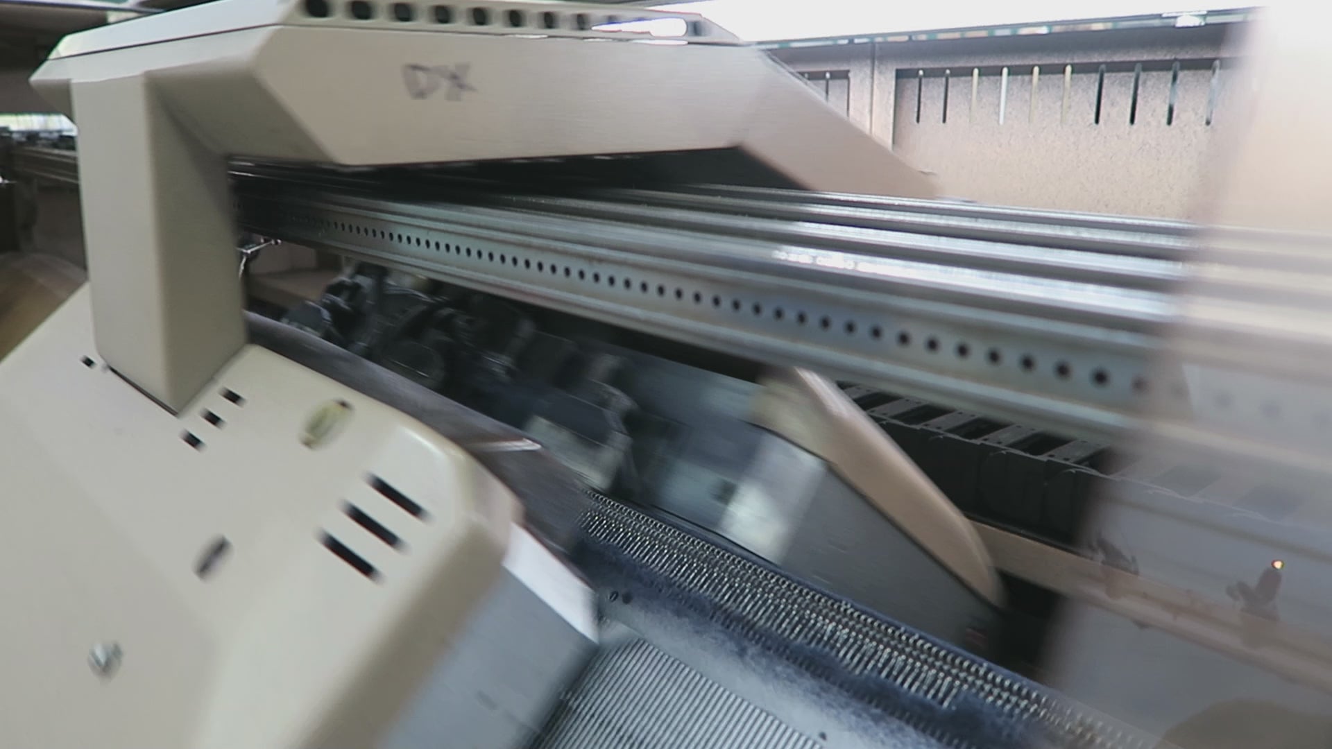 Flatbed knitting machine
